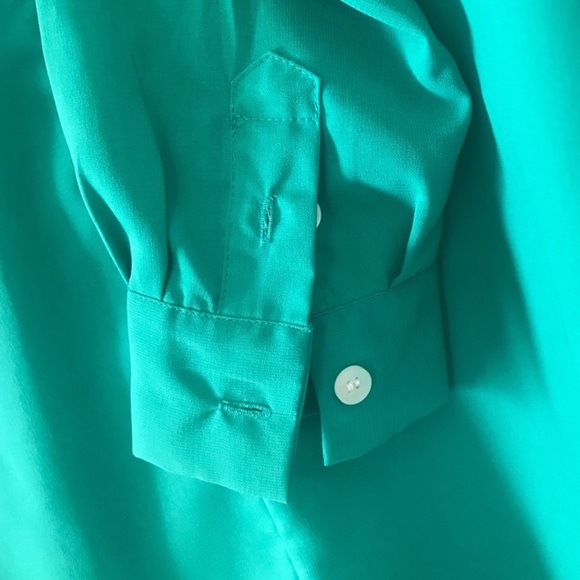 Lemon Tart Jade Button Up Blouse - Picture 4 of 6